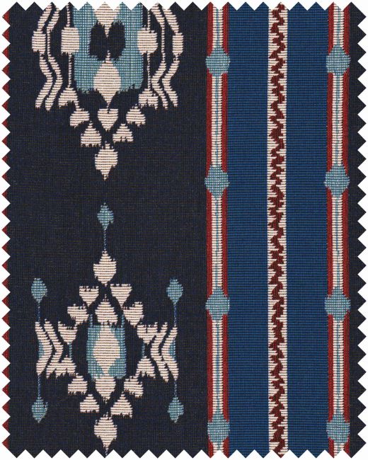 KING'S IKAT Woven Fabric