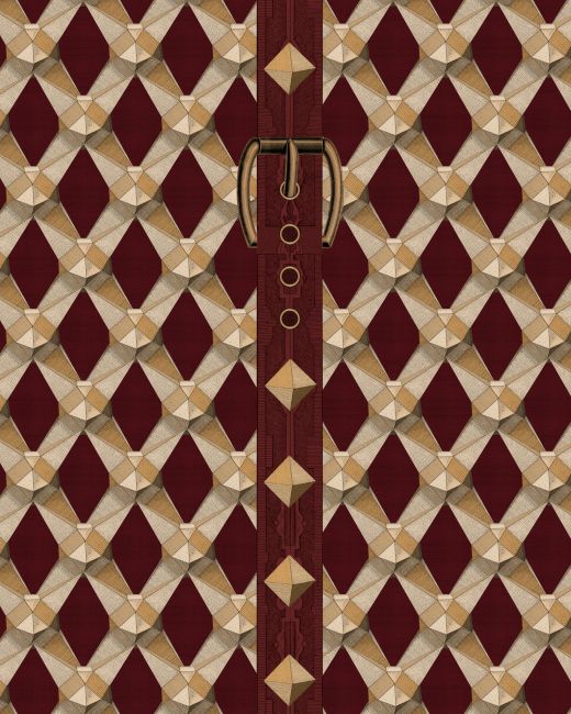 LUXURY DETAIL Bordeaux Wallpaper