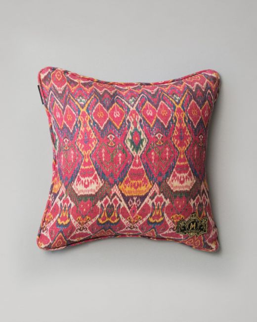 UZBEK IKAT Linen Cushion