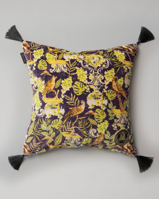 LA VOLIERE Velvet Cushion