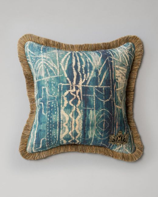 BAMILEKE Linen Cushion