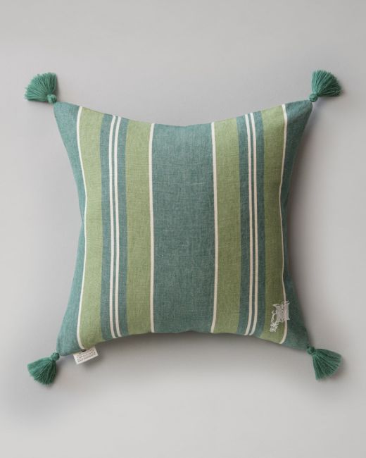 SZEPVIZ Stripe Heavy Linen Cushion
