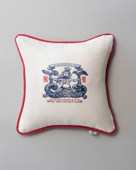 SIREN Linen Embroidered Cushion