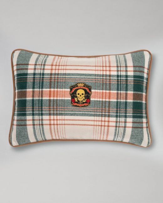 MONTEREY PLAID Wool Cushion - Rectangular