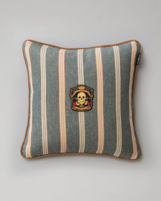 OREGON STRIPES Denim Washed Cushion