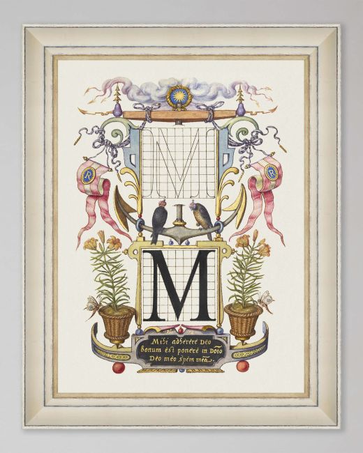 LETTERING IV Framed Print