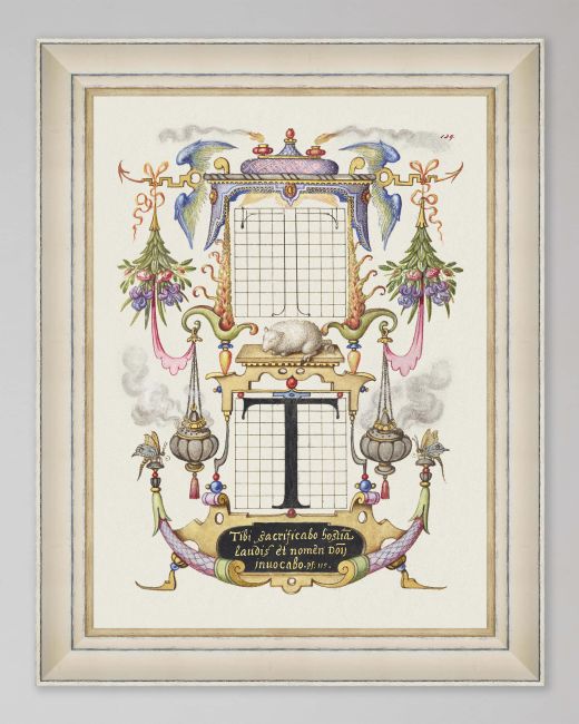 LETTERING V Framed Print