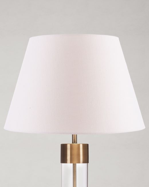 WHITE LINEN Lampshade