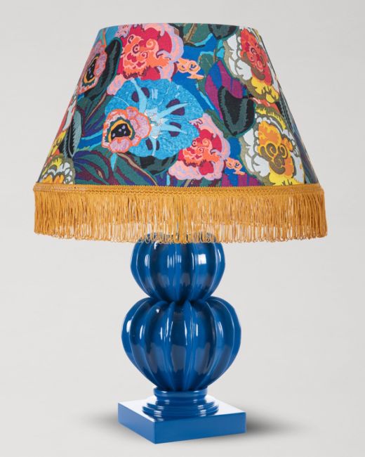 FIORI IN FIORE BOTANY Table Lamp in Signal Blue resin