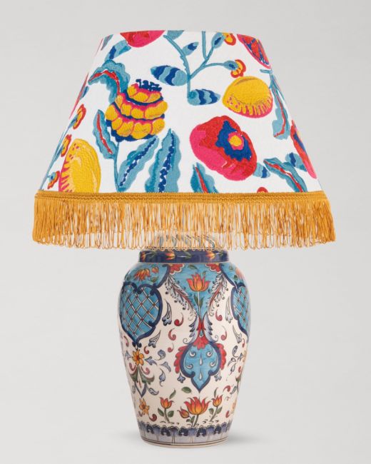 FIORI DI LIMONE Embroidered BAHAR Table Lamp