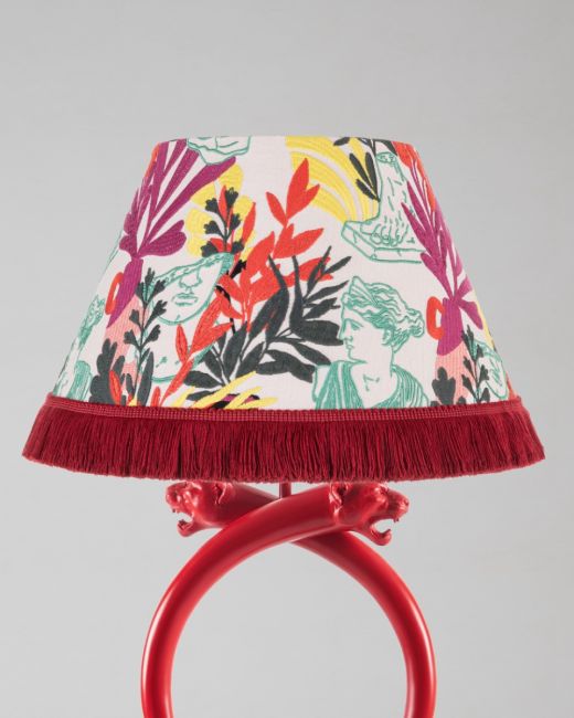 STATUARIO PINK Embroidered Lampshade