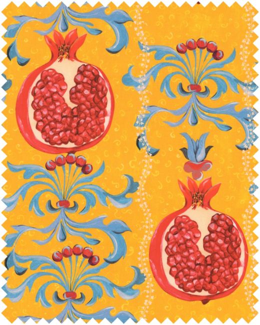 MELAGRANATA Limone Cotton Satin