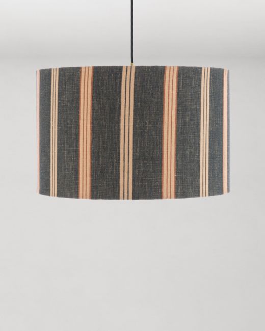 OREGON STRIPES Washed Blue Pendant Lamp