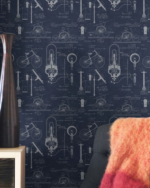 PATENTS Blue Wallpaper