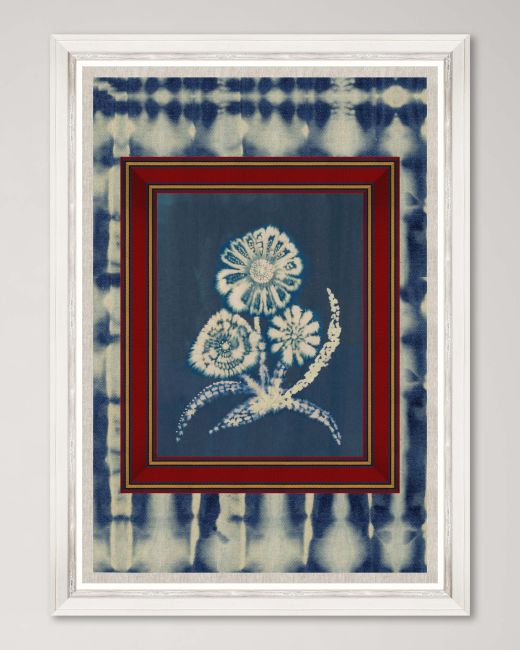 PHANTOM FLORA II Framed Linen