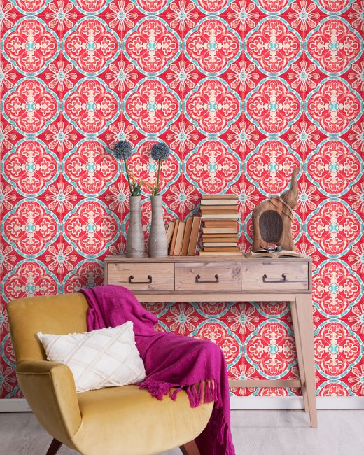RUFOUS TILE Wallpaper
