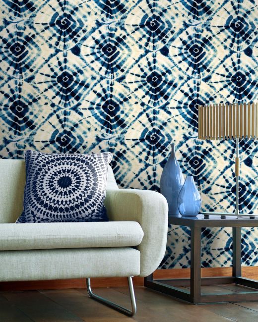 SHIBORI SWIRLS Wallpaper