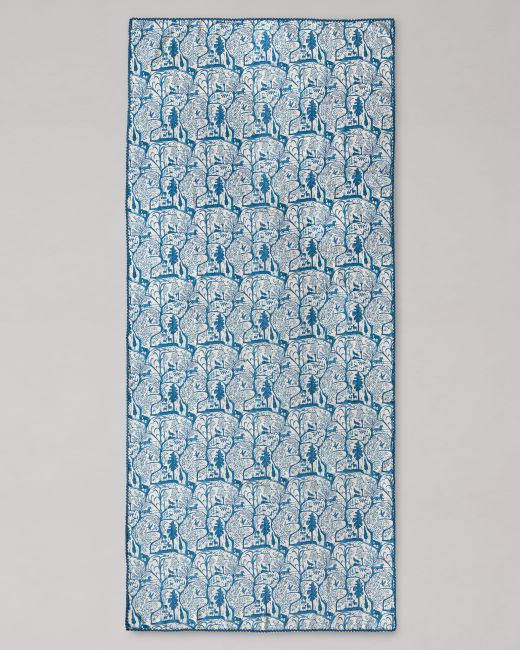 THE ENCHANTED WOODLAND DUSK BLUE TABLECLOTH LARGE