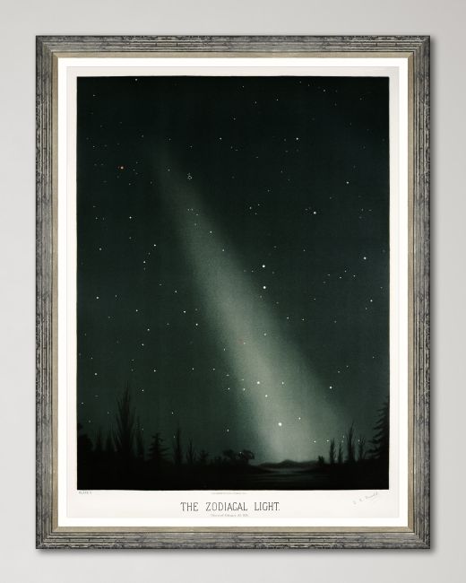 THE ZODIACAL LIGHT Framed Print