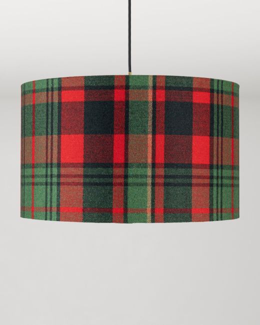 TYROLEAN PLAID Wool Pendant Lamp