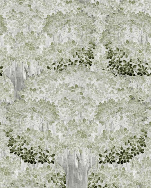 SAVAGE LEAVES Neutral Wallpaper