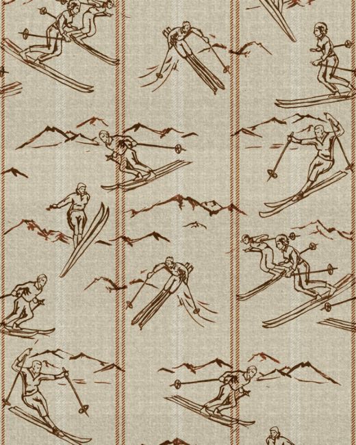 ISCHGL Taupe Wallpaper